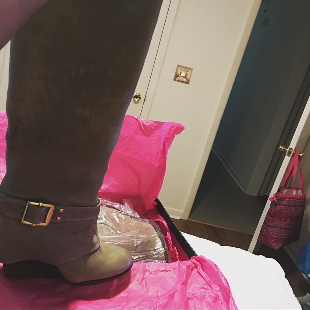 Vince Camuto Alician Taupe Boots